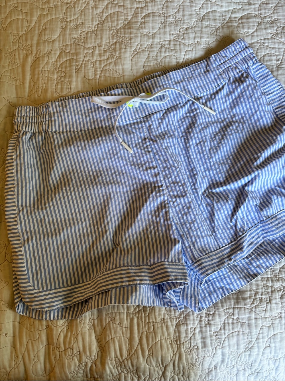 Vineyard Vines Performace Seersucker Shorts, Blue Stripe, Large